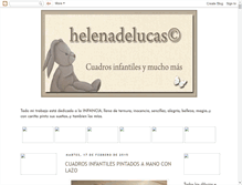 Tablet Screenshot of helenadelucas.com